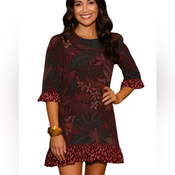 Johnny Was Alicante silk tunic dress NWT - Picture 1 of 14